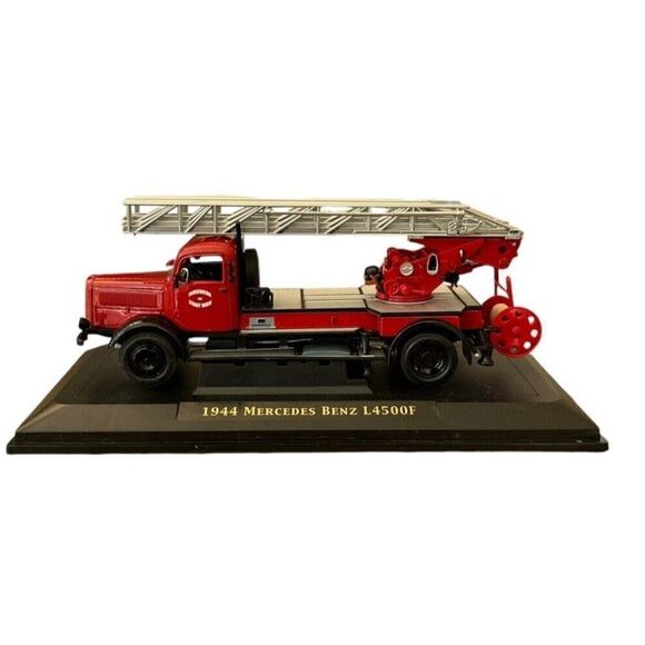1944 Mercedes Benz L4500F Fire Truck Engine Diecast Toy Car Model Sig Series - Picture 3 of 9